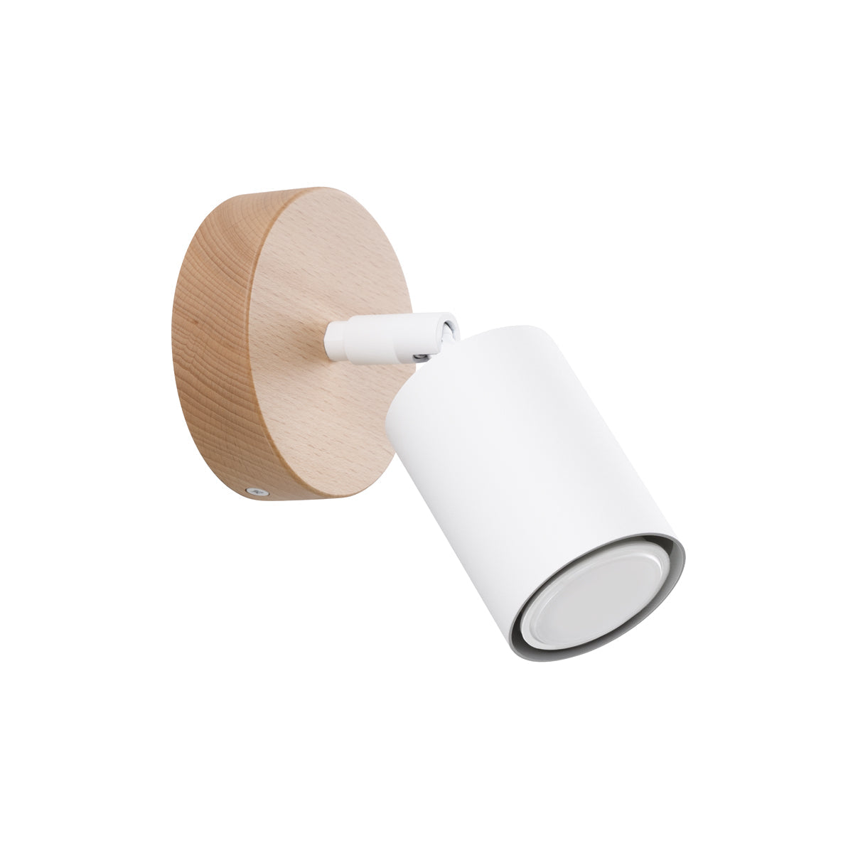 Modern White Wood and Steel Wall Lamp – Minimalist Indoor Wall Lights for Living Room and Bedroom 5
