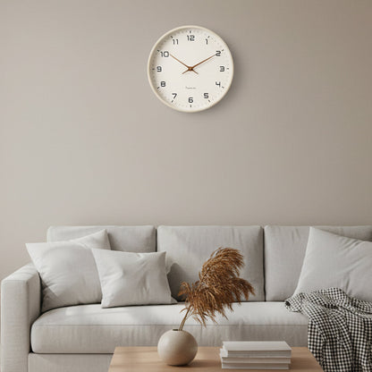 Rustic Wood Silent Quartz Wall Clock Scandinavian Style - Pexav