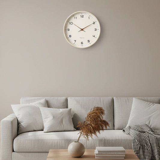 Rustic Wood Silent Quartz Wall Clock Scandinavian Style - Pexav