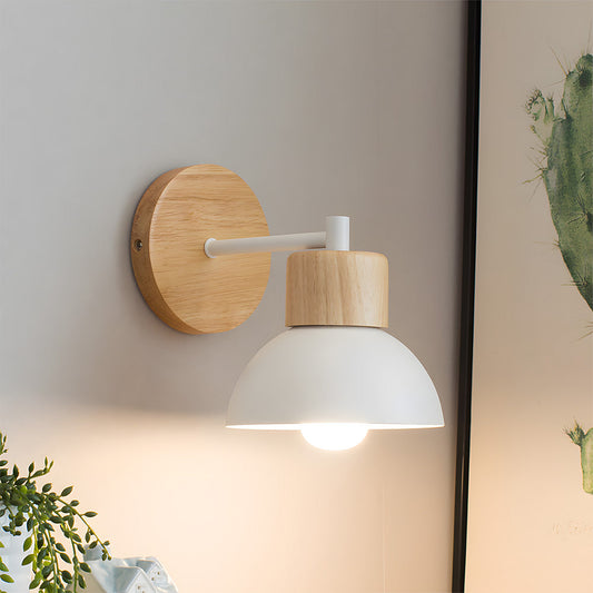 Rustic Wood Wall Sconce - Pexav