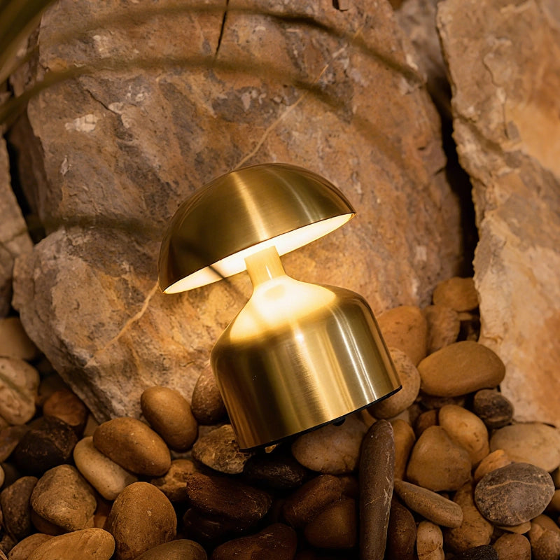 Stylish Metal Desk Lamp - Adjustable and Cordless - Pexav
