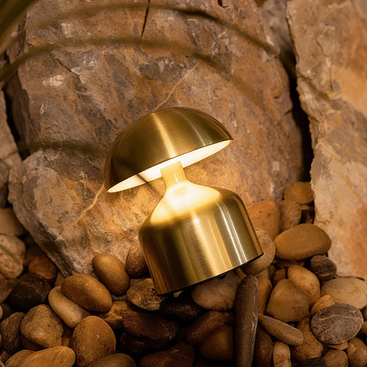 Stylish Metal Desk Lamp - Adjustable and Cordless - Pexav