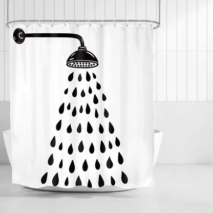 Stylish Waterproof Polyester Shower Curtain - Pexav