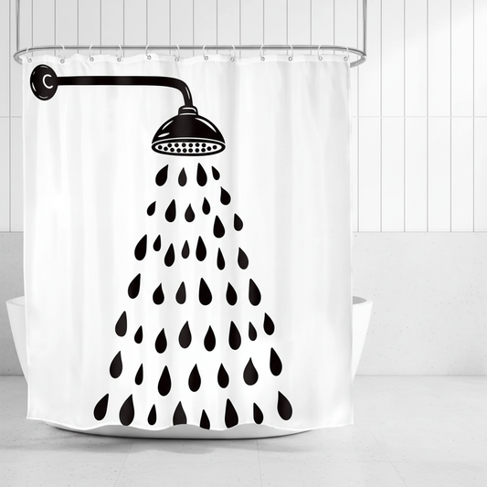 Stylish Waterproof Polyester Shower Curtain - Pexav