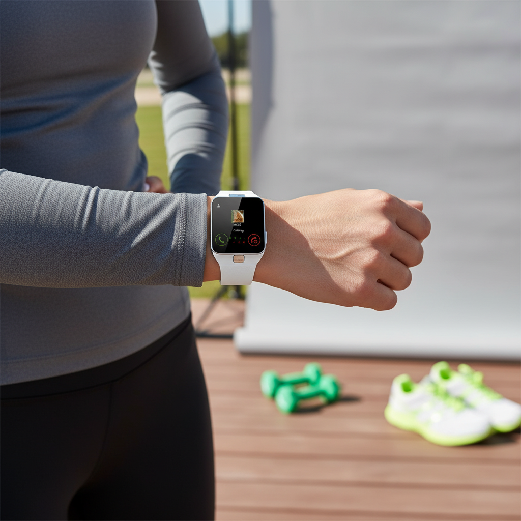 Stylish Rectangular Face Smartwatch Pulseon - Pexav