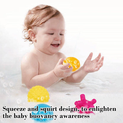 Montessori Sensory Toy with Soft Rubber Blocks, Shape & Letter Recognition, Safe for Babies 1 Month+