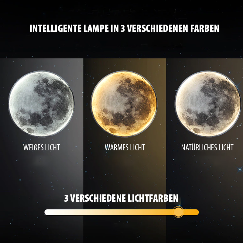 Soft Glow Moon Wall Lamp for Bedroom Decor
