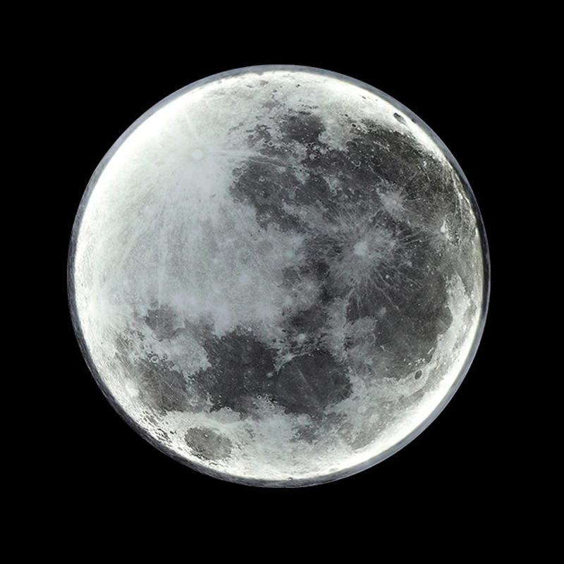 Soft Glow Moon Wall Lamp for Bedroom Decor