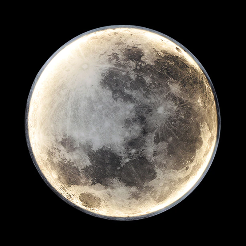 Soft Glow Moon Wall Lamp for Bedroom Decor