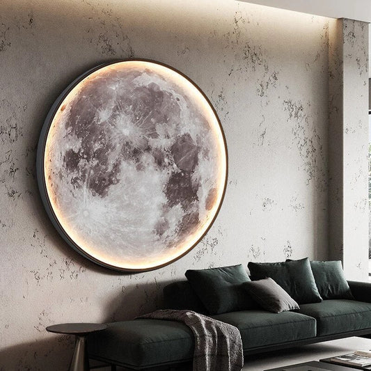 Soft Glow Moon Wall Lamp for Bedroom Decor - Pexav