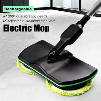 Wireless Rechargeable Floor Mop Cleaner Scrubber