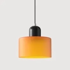 Morandi Glass Cylinder Pendant Light