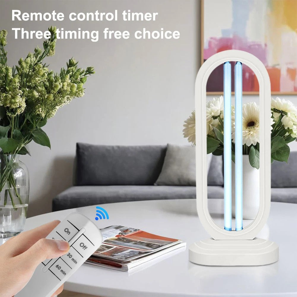 Multi-Surface UV Disinfection Lamp with Ozone & Ozone-Free Modes, Air Purification Function and Remote Control