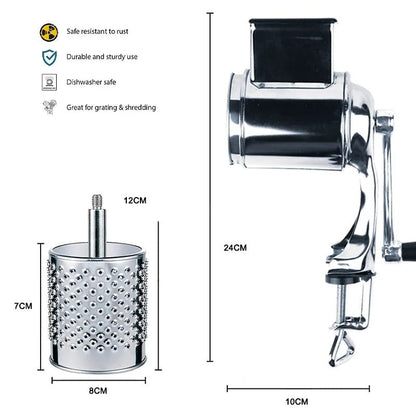 Multi-Function Nut Grinder Slicer with 5 Blades