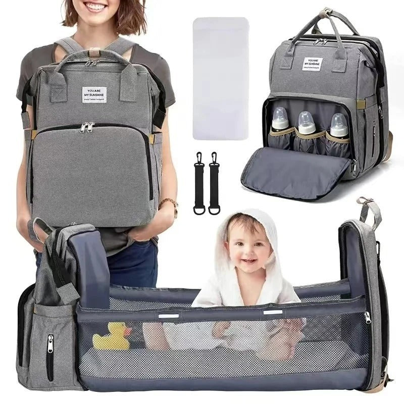 Practical Baby Backpack with Portable Changing Pad - Pexav