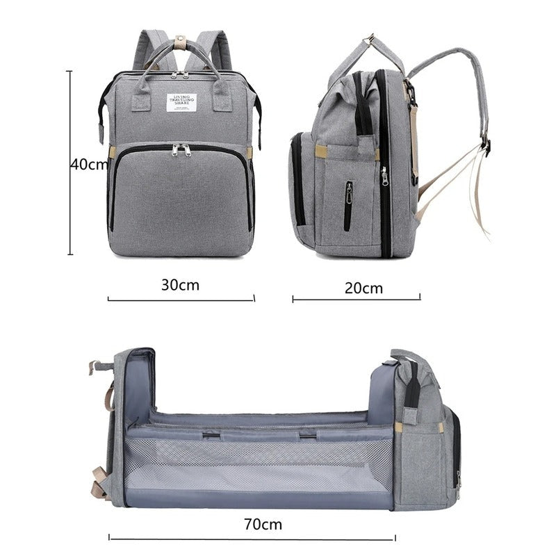 Practical Baby Backpack with Portable Changing Pad