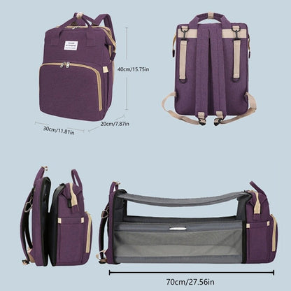 Practical Baby Backpack with Portable Changing Pad