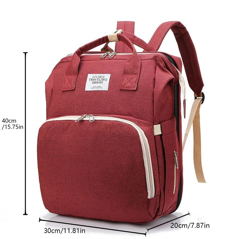 Practical Baby Backpack with Portable Changing Pad