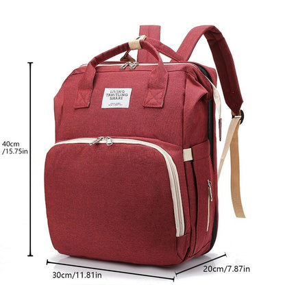 Practical Baby Backpack with Portable Changing Pad
