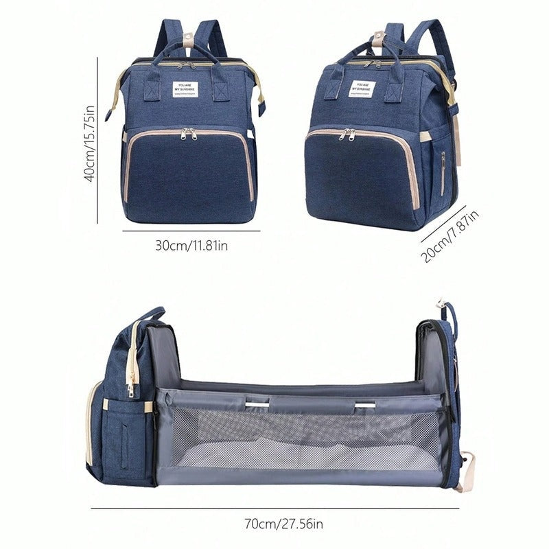 Practical Baby Backpack with Portable Changing Pad