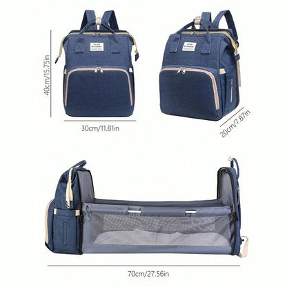 Practical Baby Backpack with Portable Changing Pad