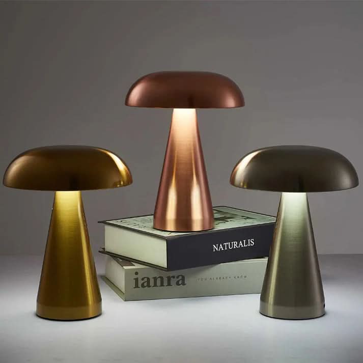 Mushroom-Inspired LED Table Lamp – Compact Bedside Lamp with Warm Light for Cozy Ambiance and Versatile Use 4
