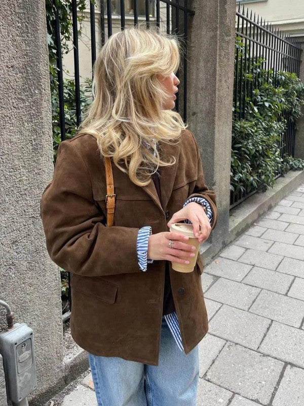 Classic Tan Leather Jacket