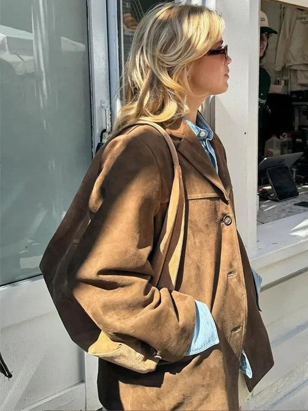Classic Tan Leather Jacket