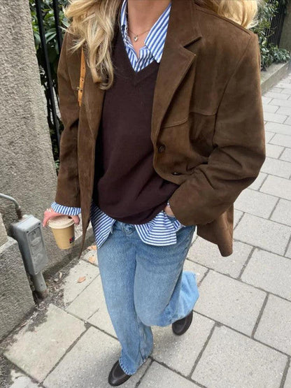Classic Tan Leather Jacket