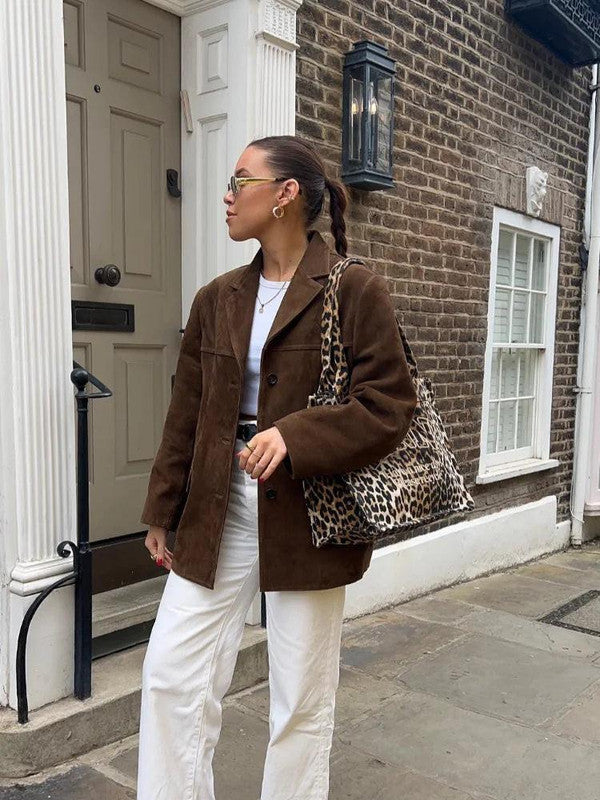Classic Tan Leather Jacket
