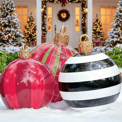 Big Decorative Holiday Christmas Ornaments