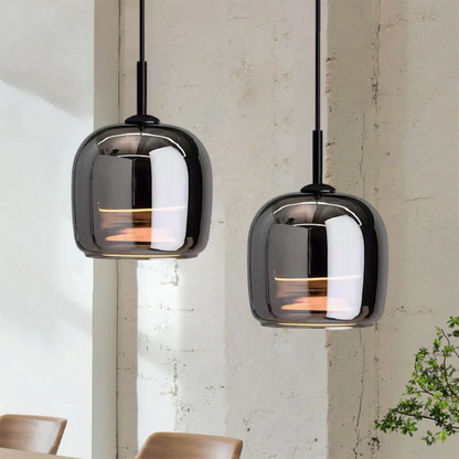 Modern Glass Hanging Kitchen Light Fixture
