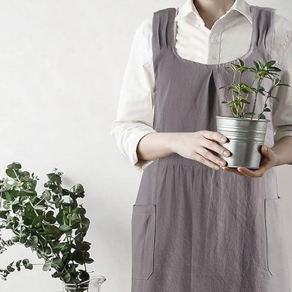Simple Chic Apron Dress Asian Inspired Design