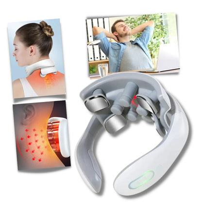 Compact Electronic Massage Therapy Pillow