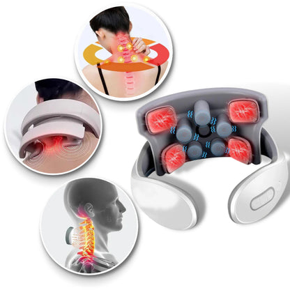 Compact Electronic Massage Therapy Pillow