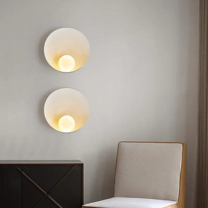 New Chinese Zen Style Shell Wall Lamp