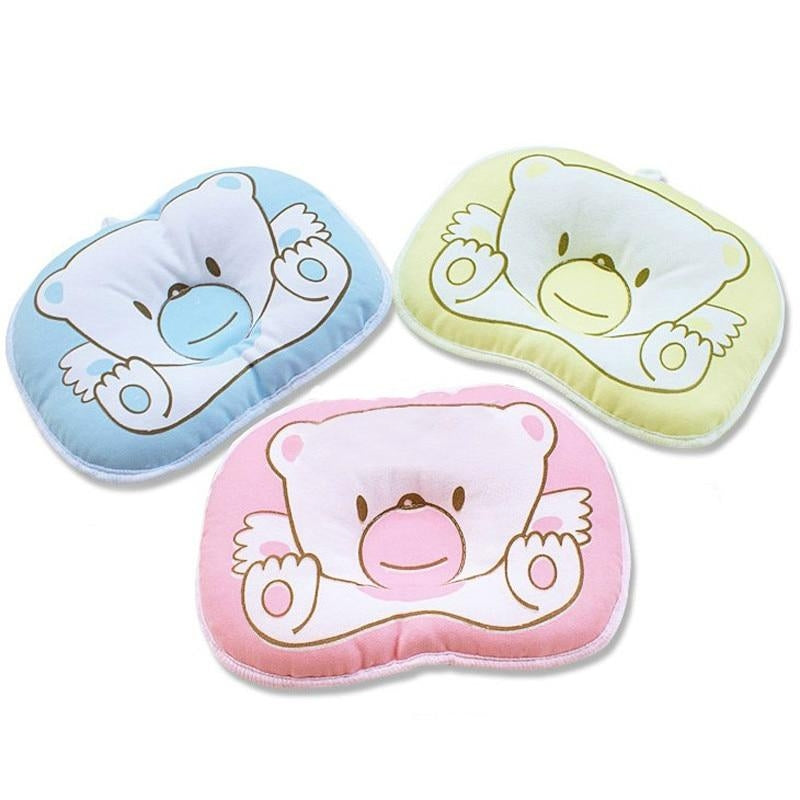 Newborn Infant Anti-Roll Pillow Flat Head Prevention