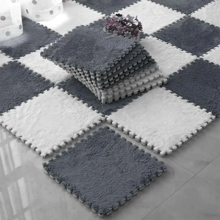 Safe Cushioned Baby Playmat – Waterproof Foam Play Tiles - Pexav
