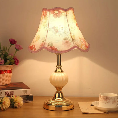 Rustic Wooden Table Lamp Classic Traditional Style Lighting - Pexav