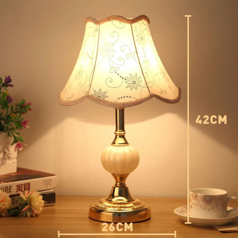Rustic Wooden Table Lamp Classic Traditional Style Lighting
