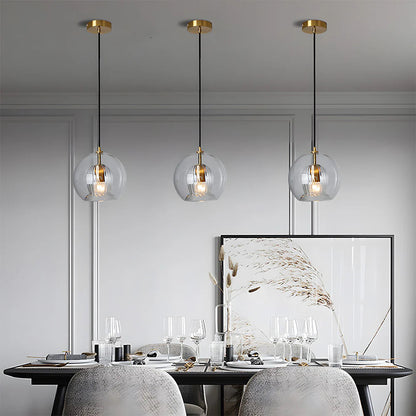 Modern Chic Spherical Glass Pendant Light