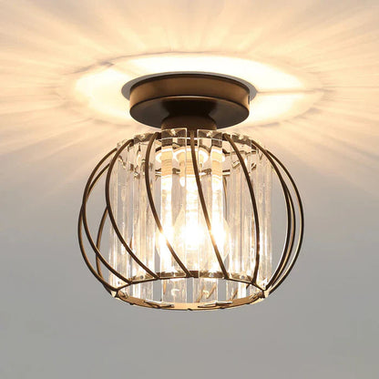 Sleek Minimalist Round Glass Hanging Light - Pexav