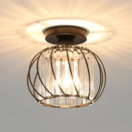Sleek Minimalist Round Glass Hanging Light - Pexav