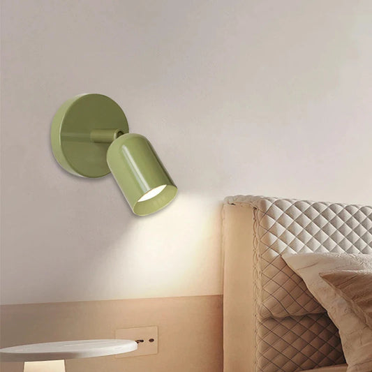 Colorful Glass Wall Light with Adjustable Arm - Pexav