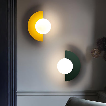 Nordic Half Moon Wall Light – Minimalist LED Wall Lamp for Modern Interiors, Soft Ambient Lighting, Available in Multiple Colors 5
