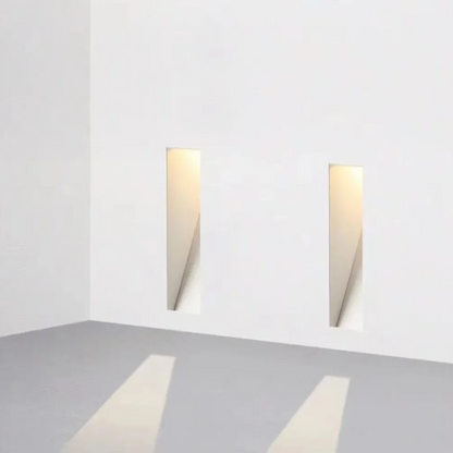 Nordic Stainless Steel LED Wall Sconce with Sensor for Staircases and Hallways – Energy-Efficient Wall Light 4