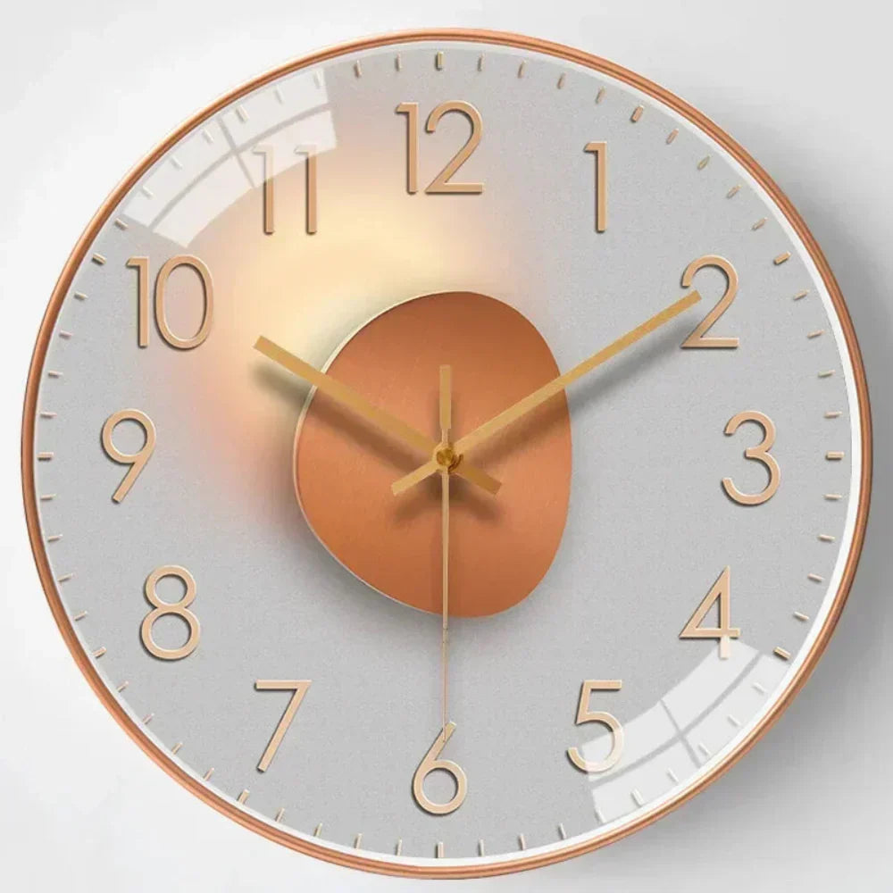 Quiet Contemporary Wall Clock Simple Home Decor