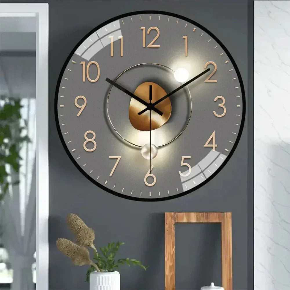 Quiet Contemporary Wall Clock Simple Home Decor