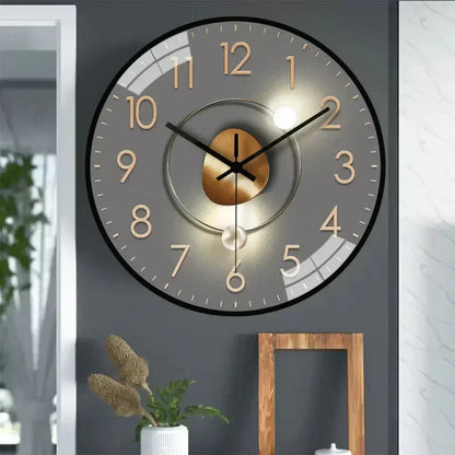 Quiet Contemporary Wall Clock Simple Home Decor