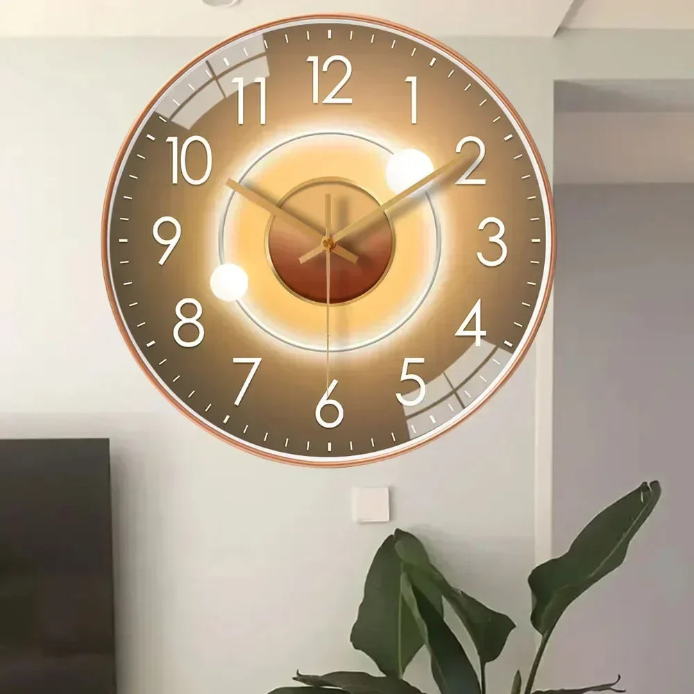 Quiet Contemporary Wall Clock Simple Home Decor - Pexav